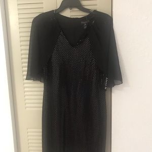 Alexa B Evening Party Dress with attached Cape Sz. 10P